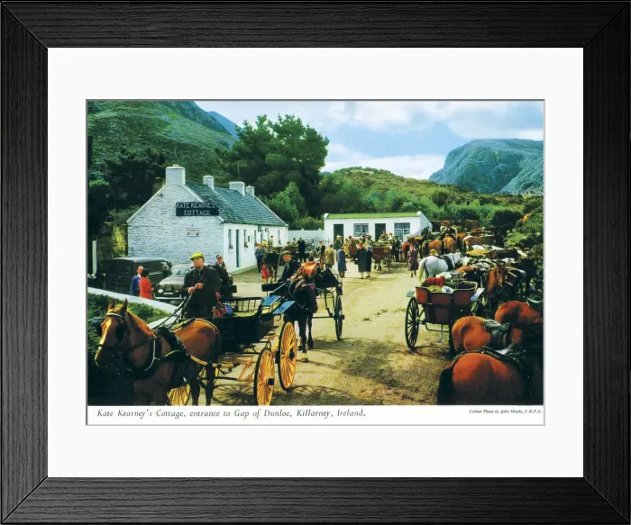 Framed Print : Kate Kearneys Cottage, Entrance to Gap of Dunloe, Killarney Framed Print : Kate Kearneys Cottage, Entrance to Gap of Dunloe, Killarney