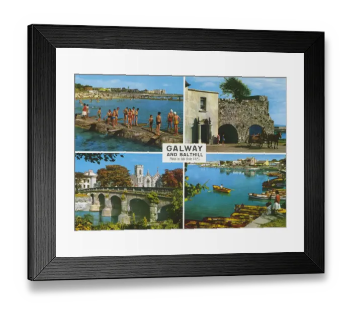 Framed Print : Galway and Salthill Framed Print : Galway and Salthill