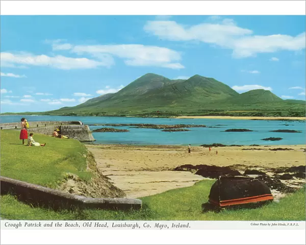 Croagh Patrick and the Beach, Old head, Louisburgh, Co Mayo