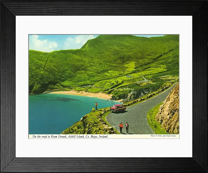 Framed Print : On the road to Keem Strand, Achill Island, County Mayo Framed Print : On the road to Keem Strand, Achill Island, County Mayo