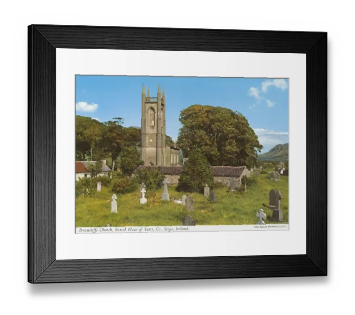 Framed Print : Drumcliffe Church, Burial Place of Yeats, County Sligo Framed Print : Drumcliffe Church, Burial Place of Yeats, County Sligo