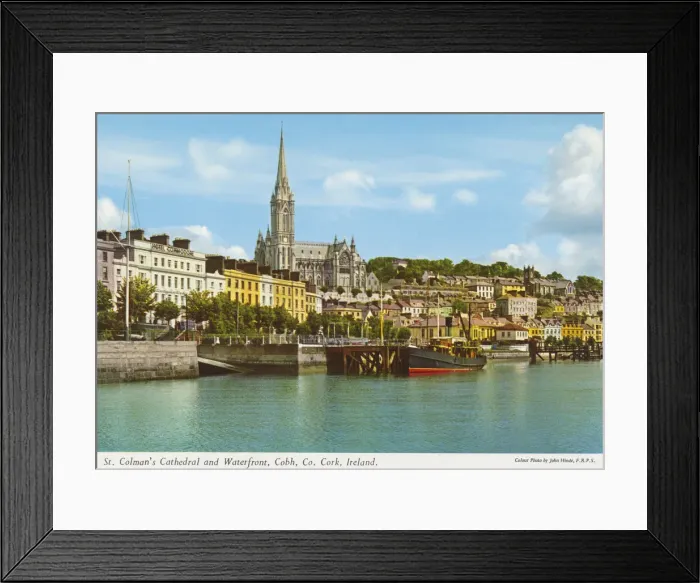 Framed Print : St. Colmans Cathedral and Waterfront, Cobh, County Cork Framed Print : St. Colmans Cathedral and Waterfront, Cobh, County Cork