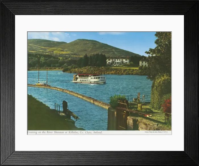Framed Print : Cruising on the River Shannon at Killaloe, County Clare Framed Print : Cruising on the River Shannon at Killaloe, County Clare