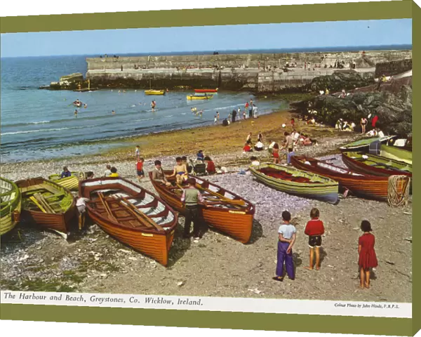 The Harbour and Beach, Greystones, County Wicklow