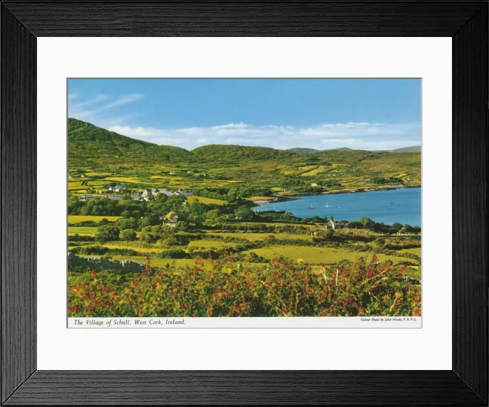 Framed Print : Village of Schull, West cork, Republic of Ireland Framed Print : Village of Schull, West cork, Republic of Ireland