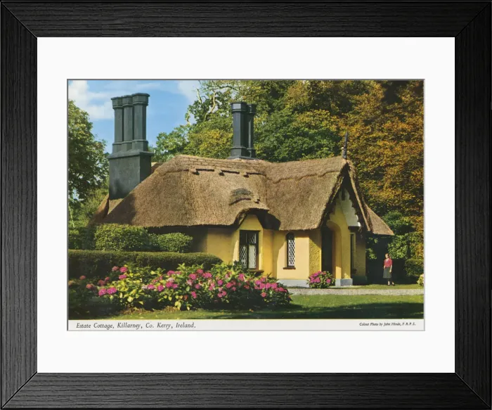 Framed Print : Estate Cottage, Killarney, County Kerry Framed Print : Estate Cottage, Killarney, County Kerry