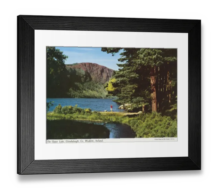 Framed Print : The Upper lake, Glendalough, County Wicklow Framed Print : The Upper lake, Glendalough, County Wicklow