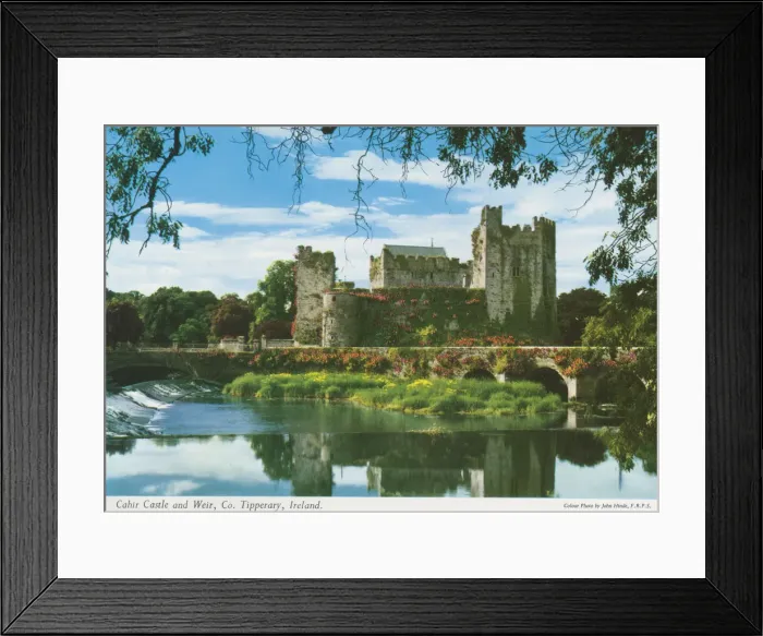 Framed Print : Cahir Castle and Weir, County Tipperary Framed Print : Cahir Castle and Weir, County Tipperary