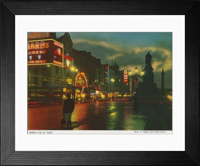 Framed Print : Dublin City by night Framed Print : Dublin City by night