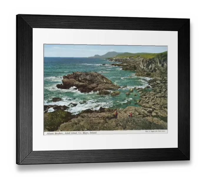 Framed Print : Atlantic Breakers, Achill Island, County Mayo Framed Print : Atlantic Breakers, Achill Island, County Mayo