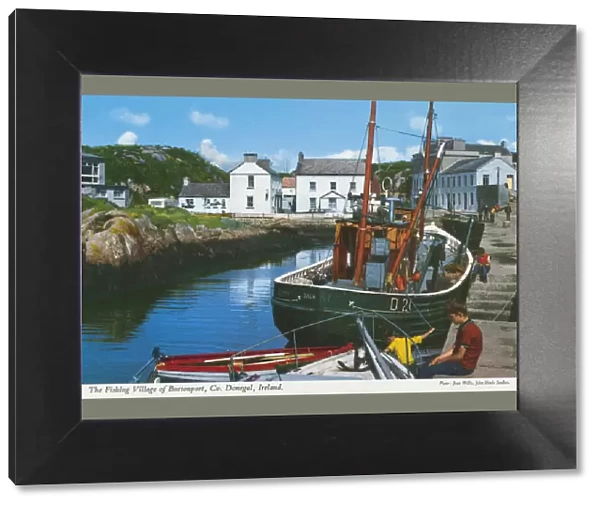 The Fishing Village of Burtonport, County Donegal
