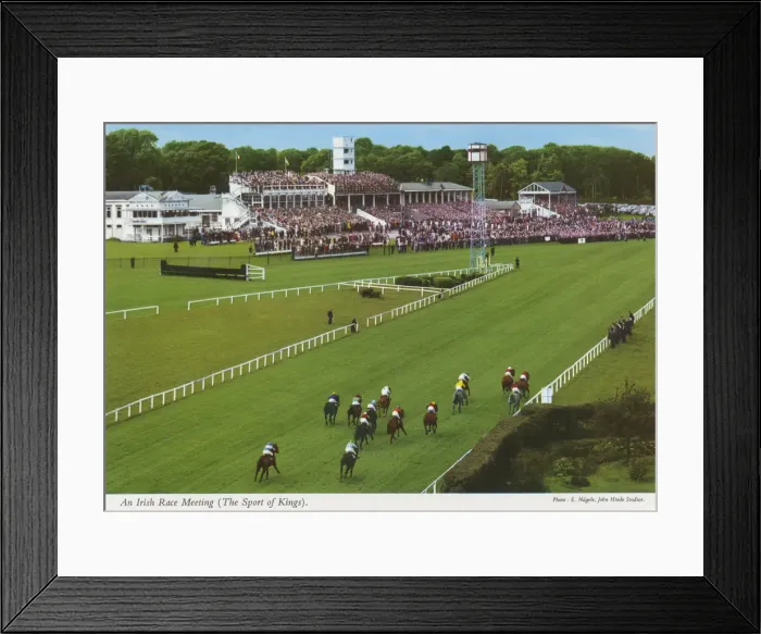 Framed Print : An Irish Race Meeting ?The Sport of Kings?. Ireland Framed Print : An Irish Race Meeting ?The Sport of Kings?. Ireland