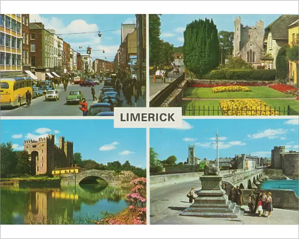 Four views of Limerick, County Limerick, Ireland