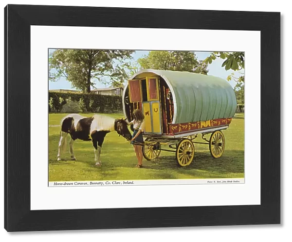 Horse-drawn Caravan, Bunratty, County Clare, Ireland