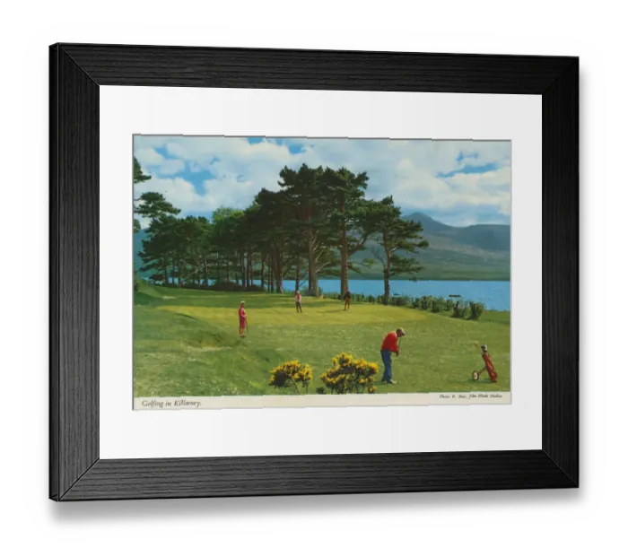 Framed Print : Golfing in Ireland Framed Print : Golfing in Ireland