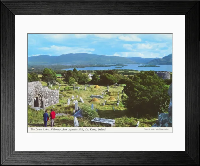 Framed Print : The Lower Lake, killarney, from Aghadoe Hill, County Kerry Framed Print : The Lower Lake, killarney, from Aghadoe Hill, County Kerry