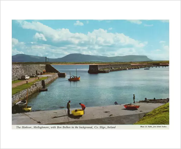 The Harbour, Mullaghmore, with Ben Bulben, Co Sligo