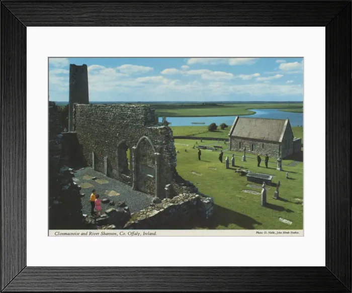 Framed Print : Clonmacnoise and River Shannon, County Offaly Framed Print : Clonmacnoise and River Shannon, County Offaly
