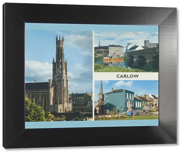 Three views of Carlow, County Carlow, Republic of Ireland
