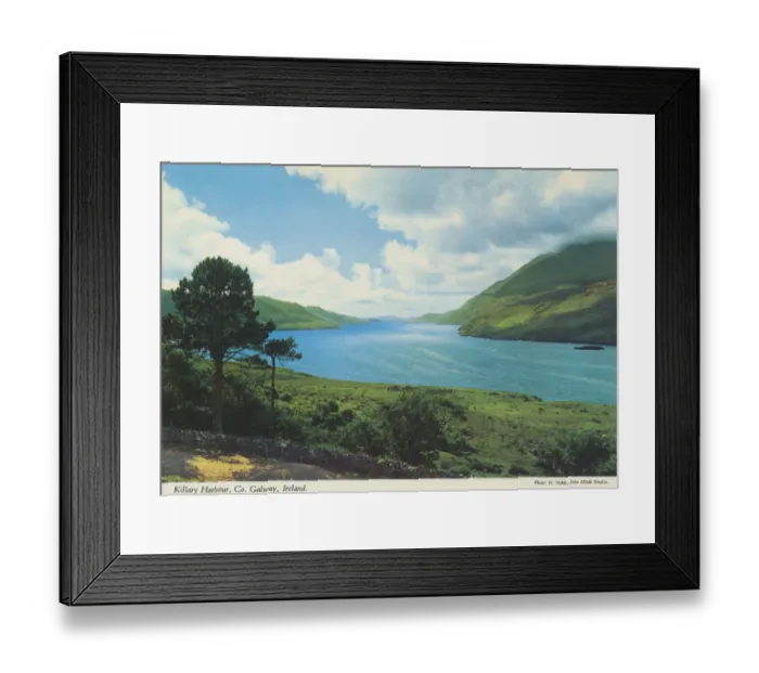 Framed Print : Killary Harbour, County Galway by D. Noble Framed Print : Killary Harbour, County Galway by D. Noble