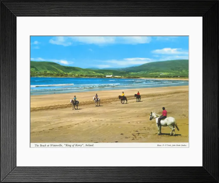 Framed Print : The Beach at Waterville, Ring of Kerry by P O Toole Framed Print : The Beach at Waterville, Ring of Kerry by P O Toole