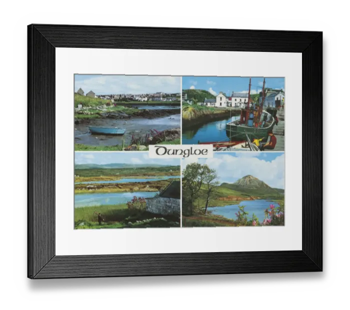 Framed Print : Dungloe, Multi-View (fishing boat), Republic of Ireland Framed Print : Dungloe, Multi-View (fishing boat), Republic of Ireland
