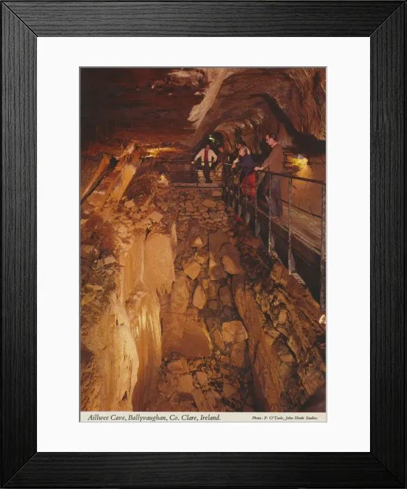 Framed Print : Aillwee Cave, Ballyvaughan, County Clare by P O Toole Framed Print : Aillwee Cave, Ballyvaughan, County Clare by P O Toole