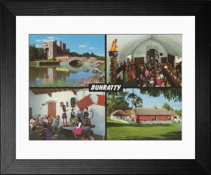 Framed Print : Bunratty, Multi-View (castle), Republic of Ireland Framed Print : Bunratty, Multi-View (castle), Republic of Ireland