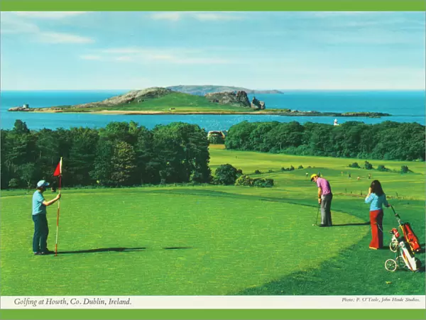 Golfing at Howth, County Dublin by P O Toole