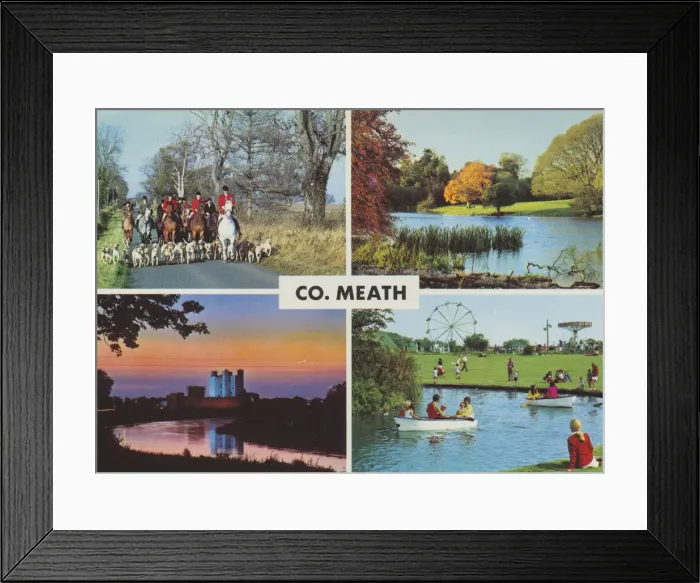 Framed Print : Co Meath, Multi-View (horse-back hunting) Framed Print : Co Meath, Multi-View (horse-back hunting)