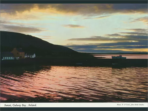 Sunset, Galway Bay, Republic of Ireland by P O Toole