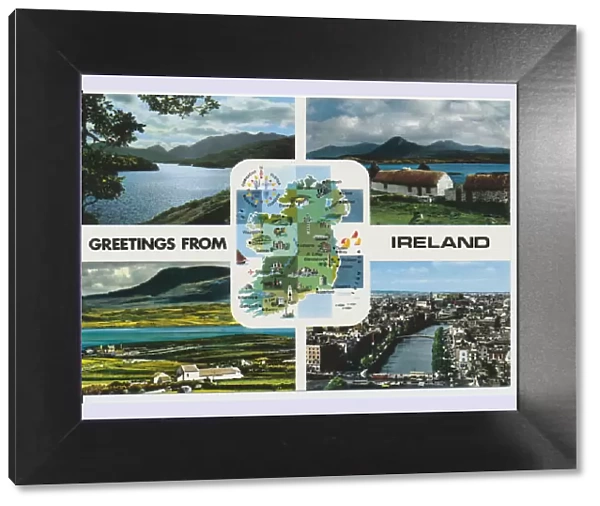 Greetings from Ireland, Multi-View (Ireland map)