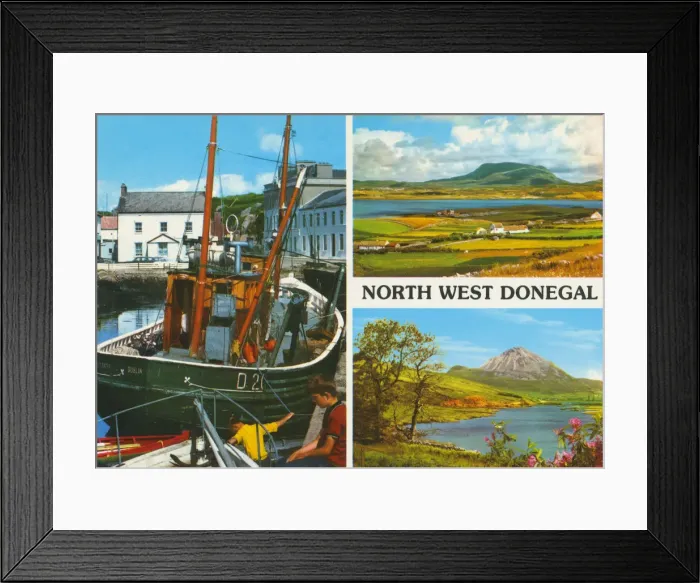 Framed Print : North West Donegal, Multi-View (fishing boat) Framed Print : North West Donegal, Multi-View (fishing boat)