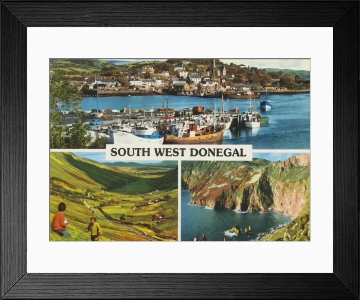 Framed Print : South West Donegal, Multi-View (fishing boats) Framed Print : South West Donegal, Multi-View (fishing boats)