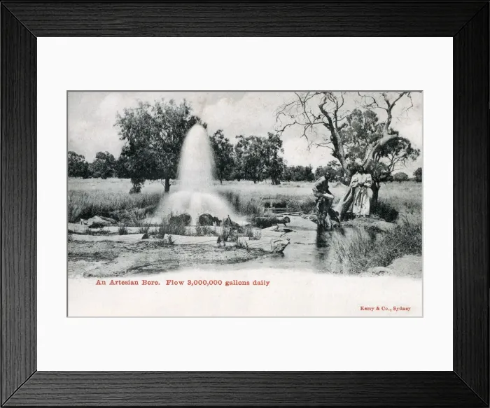Framed Print : An Artesian Bore - New South Wales, Australia Framed Print : An Artesian Bore - New South Wales, Australia
