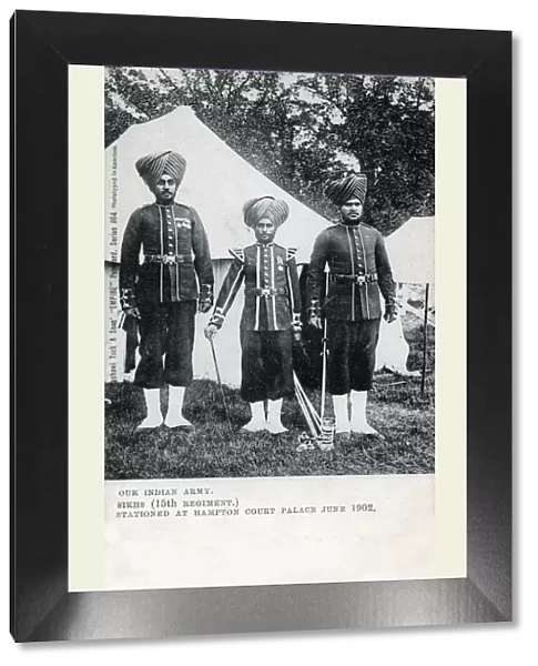 Sikh Soldiers - 15th Regiment - at Hampton Court Palace
