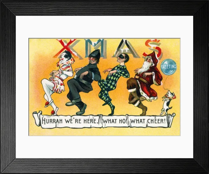 Framed Print : Xmas Greetings - What Cheer Framed Print : Xmas Greetings - What Cheer