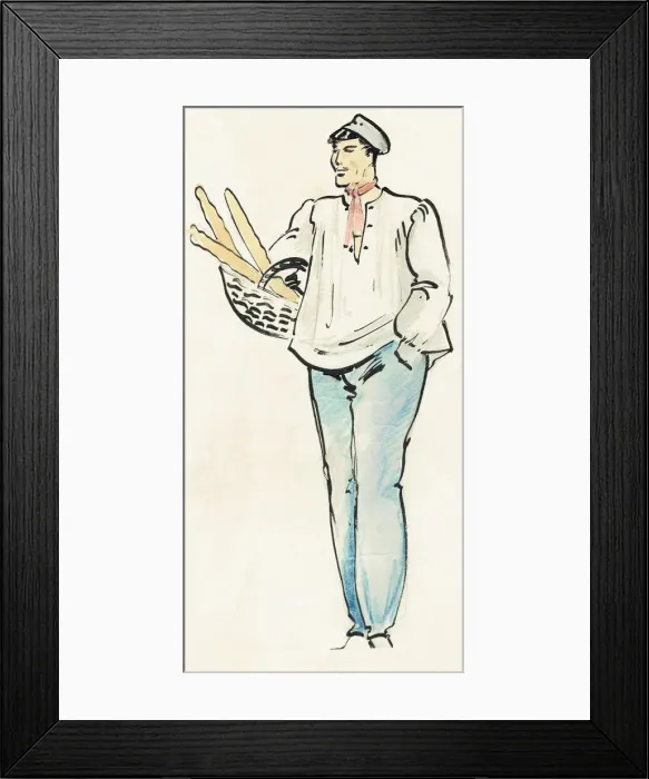 Framed Print : Alain - Murrays Cabaret Club costume design Framed Print : Alain - Murrays Cabaret Club costume design