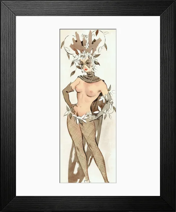 Framed Print : Artemis - Murrays Cabaret Club costume design Framed Print : Artemis - Murrays Cabaret Club costume design