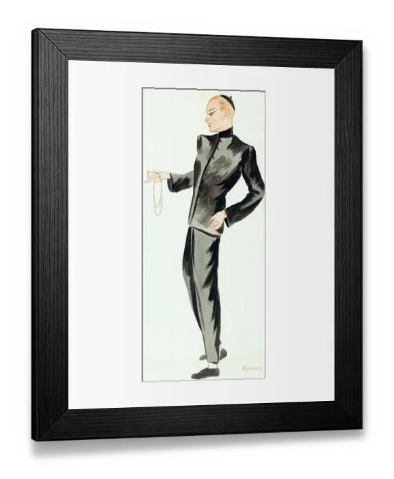Framed Print : China Boy - Murrays Cabaret Club costume design Framed Print : China Boy - Murrays Cabaret Club costume design