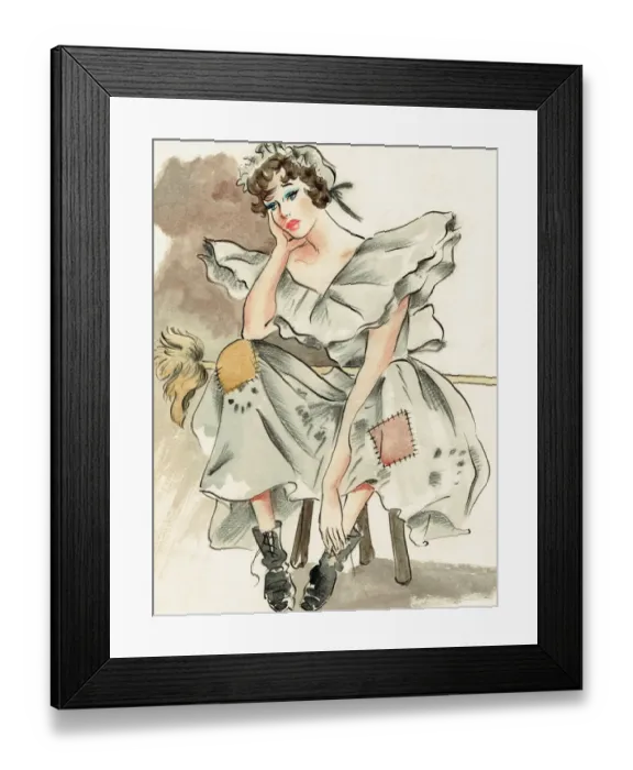 Framed Print : Cinderella - Murrays Cabaret Club costume design Framed Print : Cinderella - Murrays Cabaret Club costume design