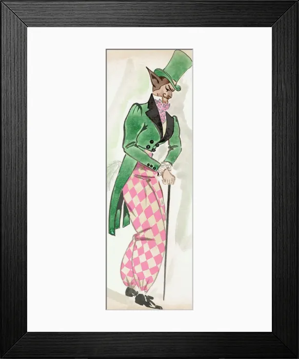 Framed Print : Goblin Man - Murrays Cabaret Club costume design Framed Print : Goblin Man - Murrays Cabaret Club costume design