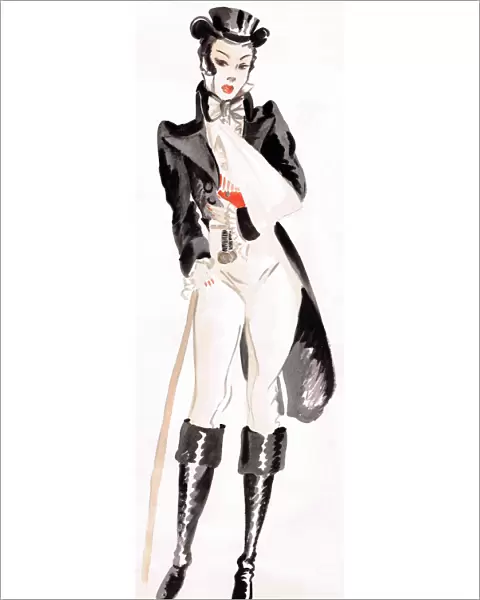 Lady In Tailcoat - Murrays Cabaret Club costume design