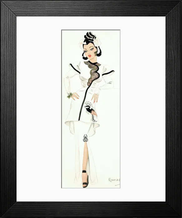 Framed Print : Laurels China Town Girl - Murrays Cabaret Club Costume Framed Print : Laurels China Town Girl - Murrays Cabaret Club Costume