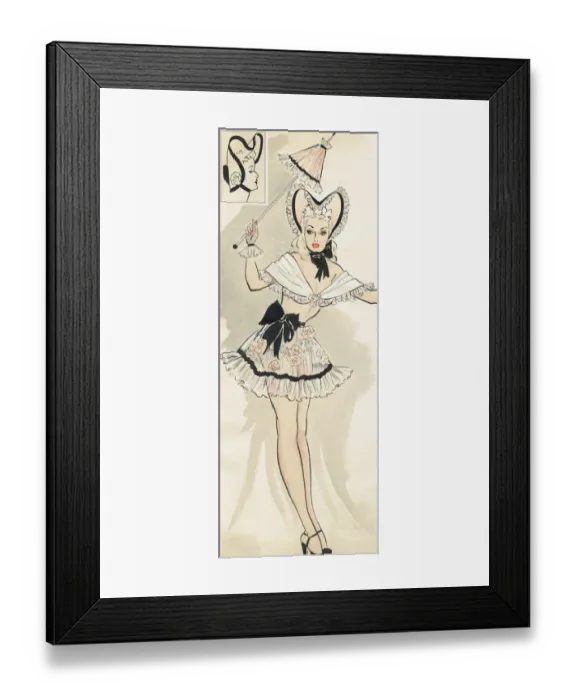 Framed Print : Little Bo - Murrays Cabaret Club costume design Framed Print : Little Bo - Murrays Cabaret Club costume design