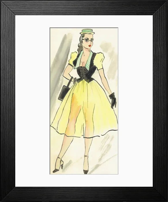 Framed Print : Penelope - Murrays Cabaret Club costume design Framed Print : Penelope - Murrays Cabaret Club costume design