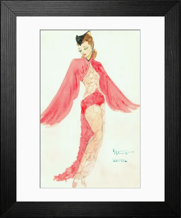 Framed Print : Pink Cat Girl - Murrays Cabaret Club costume design Framed Print : Pink Cat Girl - Murrays Cabaret Club costume design