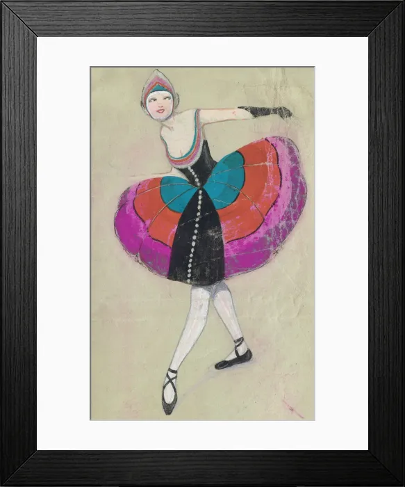 Framed Print : Murrays Cabaret Club costume design Framed Print : Murrays Cabaret Club costume design
