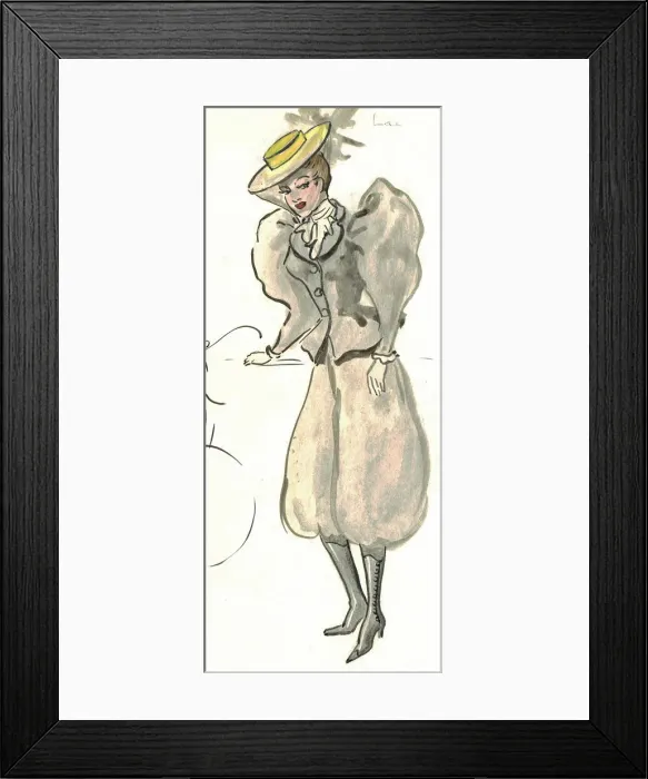 Framed Print : Murrays Cabaret Club costume design Framed Print : Murrays Cabaret Club costume design