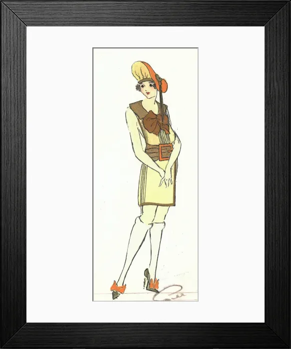 Framed Print : Murrays Cabaret Club costume design Framed Print : Murrays Cabaret Club costume design